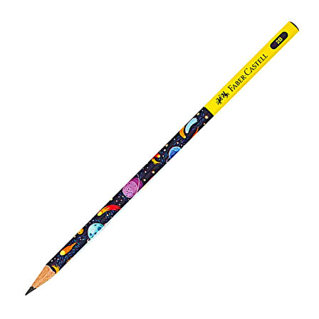 Faber-Castell Uzay Macerası 2B Yuvarlak Kurşun Kalem 1 Adet
