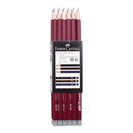 Faber-Castell Dark Mercanlı HB Kurşun Kalem 12 Adet