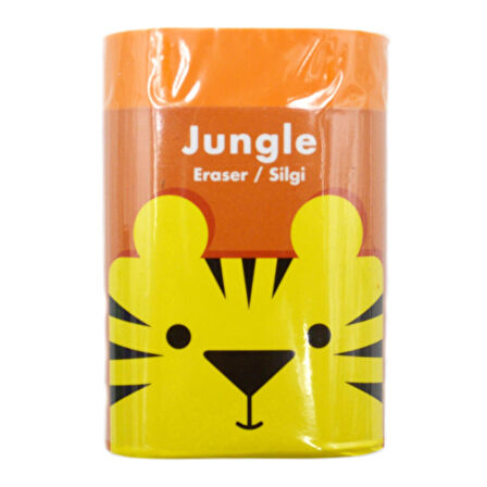 Adel Renkli Hayvanlar Jungle Büyük Silgi