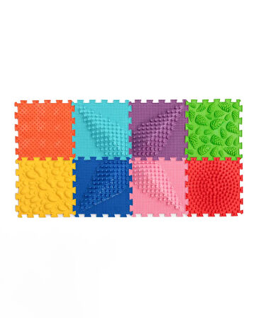 8 Modüllü Ortopedik,Dokunsal Oyun Matları