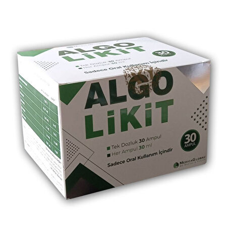 Algo Likit 30ml 30 Oral Flakon - Enzimatik Hidrolize Sığır Kollajeni