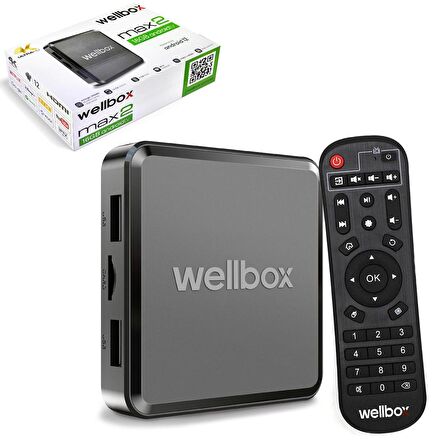 ANDROİD TV BOX 2GB RAM 16GB ROM WELLBOX MAX-2