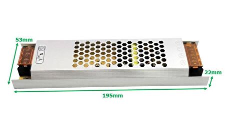 WellPower 12Volt 17Amper Adaptör Ultra Slim Led Trafosu