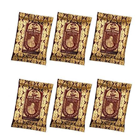Cahit Efendi Türk Kahvesi 100gr. 12'li Paket