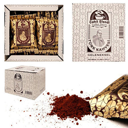 Cahit Efendi Türk Kahvesi 1 Kg. (10 Adet 100gr.)