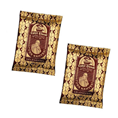 Cahit Efendi Türk Kahvesi 1 Kg. (10 Adet 100gr.)