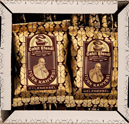 Cahit Efendi Türk Kahvesi 1 Kg. (10 Adet 100gr.)