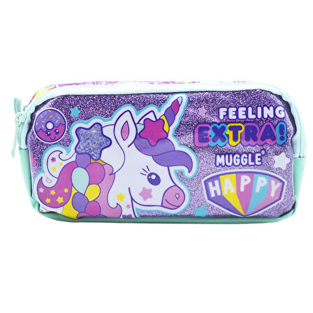 Muggle 2 Bölmeli Always Happy Kalemlik (MU-5814)