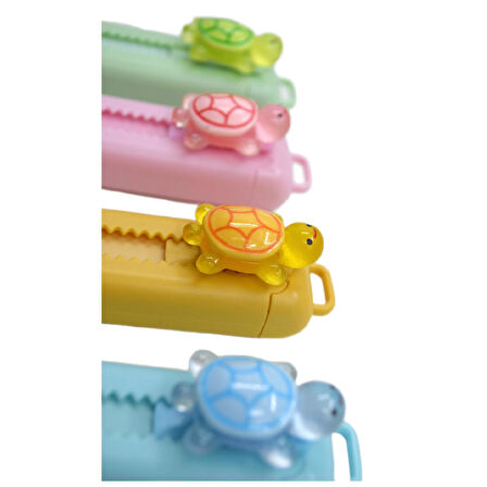 Mikro Turtles Sürgülü Silgi (ER-4529) 24 Adet
