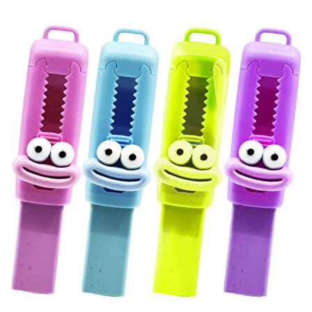 Mikro Smile Face Max Sürgülü Silgi (ER-4546) 24 Adet