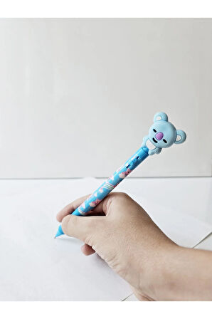 BT21 Karakterli 0.7 mm Uçlu Versatil Kalem (1 Adet)