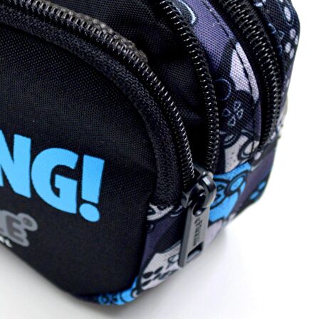 Muggle Game Over Siyah 2 Gözlü Kalemlik Çantası (MU-9444)