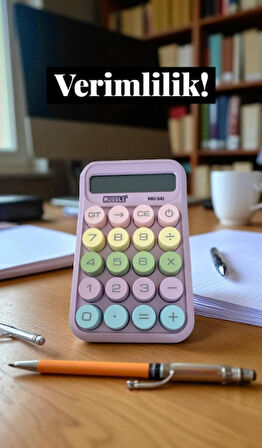 Mu-541 10 Haneli Hesap Makinesi Mor Renk