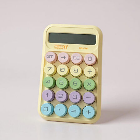 Mu-541 10 Haneli Hesap Makinesi Sarı Renk