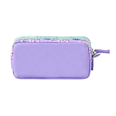 Muggle 2 Bölmeli Fluffy Bunny Kalemlik Lila (MU-5791)