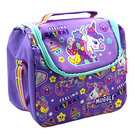 Muggle Always Happy Tek Bölmeli Beslenme Çantası (MU-5813)