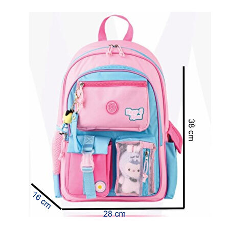 Muggle 3 Bölmeli Funny 2020 Okul Sırt Çantası + Beslenme Çantası + Kalemlik