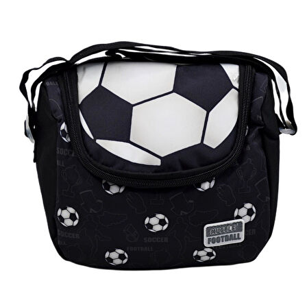 Muggle Silver Football Tek Bölmeli Termoslu Beslenme Çantası (MU-5875)