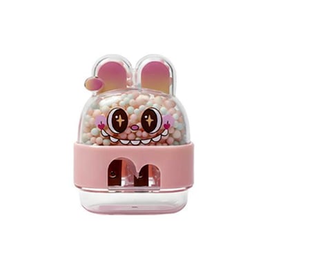 Mikro Pastel Bubblebu Çift Bıçaklı Hazneli Kalemtıraş (MK-4065)