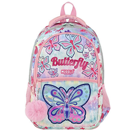Muggle İlkokul Çantası Butterfly Koleksiyonu Mu-9036