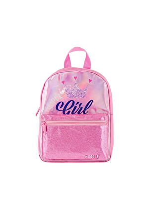 Muggle Super Girl Anaokulu Çantası Pembe