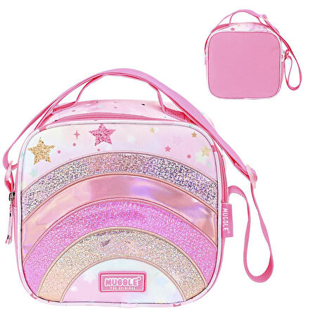Beslenme Çantası Muggle MU-9062 Glitter Rainbow
