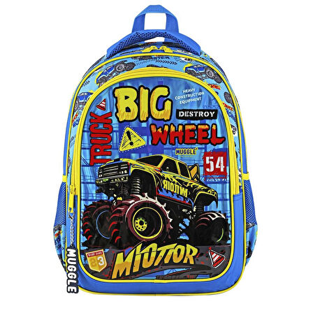 Muggle İlkokul Çantası Bıg Wheel Koleksiyonu Mu-9116
