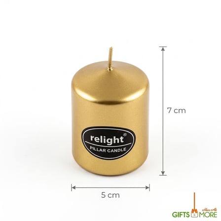 MUM TAKOZ 6*8 CM TEKLİ ALTIN