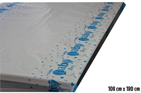 Baby Masa Örtüsü - Mavi - 180 x 108