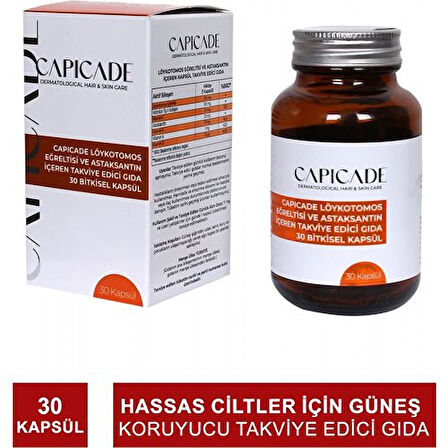 Capıcade Capccutane Pantotenık Asıt 30 Tablet