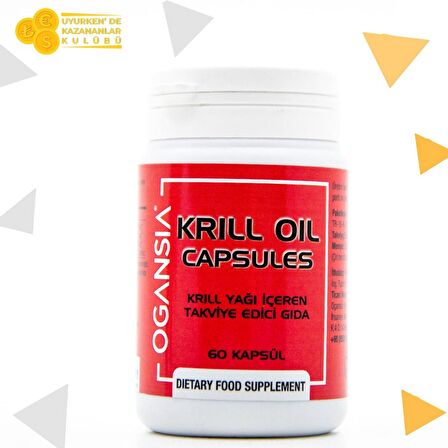 KRILL OIL Ogansia Kapsül Kril Yağı İçeren TAKVİYE EDİCİ GIDA