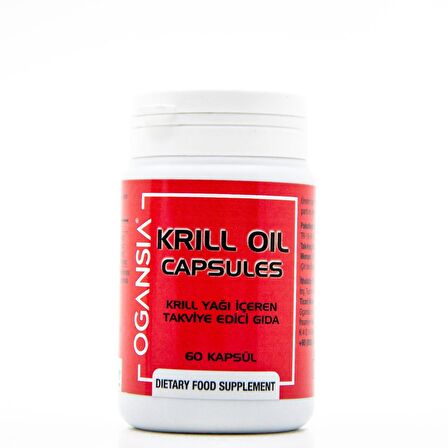 KRILL OIL Ogansia Kapsül Kril Yağı İçeren TAKVİYE EDİCİ GIDA