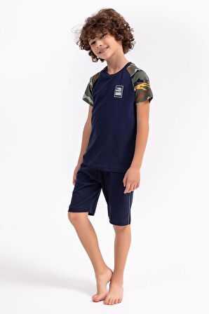 Rolypoly Infnty Lacivert Erkek Çocuk Bermuda Takım