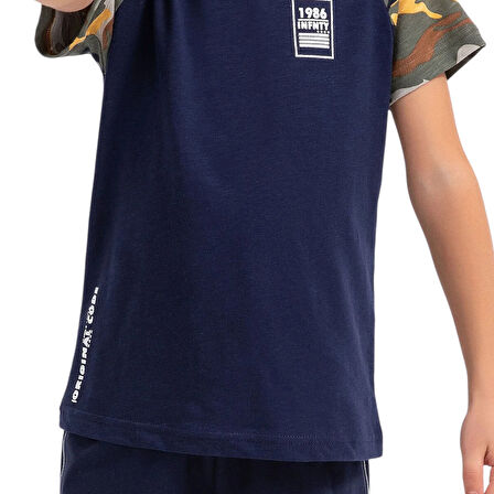 Infnty Lacivert Erkek Çocuk Bermuda Takım