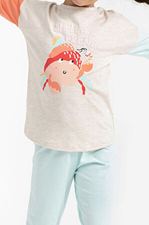 Rolypoly Shall We Be Friends Kremmelanj Kız Çocuk Pijama Takımı