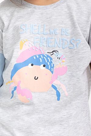 Rolypoly Shall We Be Friends Karmelanj Kız Çocuk Pijama Takımı
