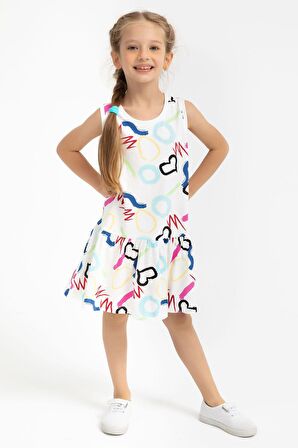 Rolypoly Be Always You Krem Kız Çocuk Elbise