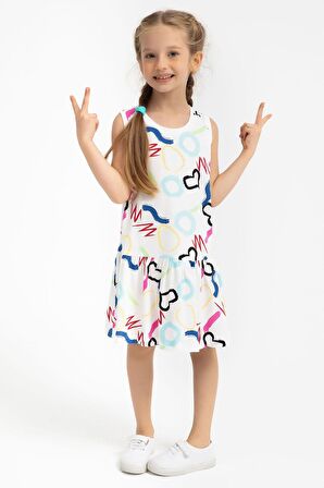 Rolypoly Be Always You Krem Kız Çocuk Elbise