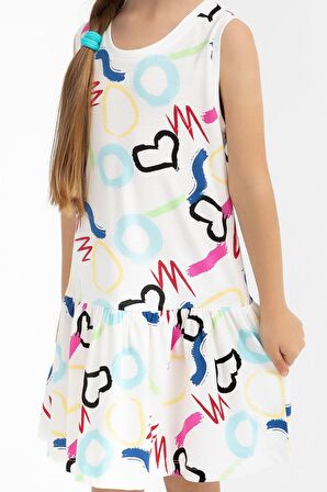 Rolypoly Be Always You Krem Kız Çocuk Elbise