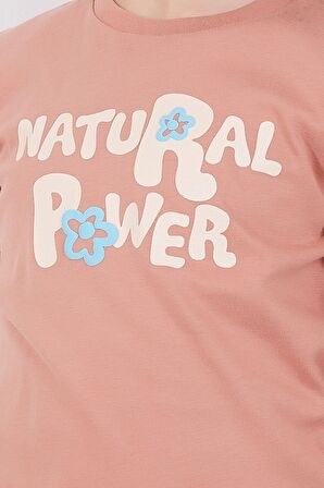 RolyPoly Natural Power Açık Kahve Kız Çocuk Uzun Kol Pijama Takım