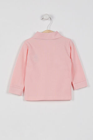 Lisanslı Classic Somon Bebek Uzun Kol Yakalı Sweatshirt