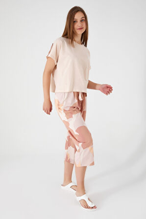 Arnetta Energetic Bej Kadın Kapri Takım