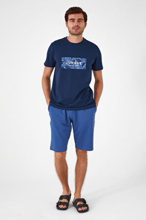 Arnetta Tropic Lacivert Erkek Bermuda Takım