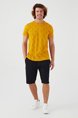 Arnetta Parrot Hardal Erkek Bermuda Takım