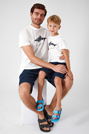 Arnetta Dance With Waves Krem Erkek Bermuda Takım