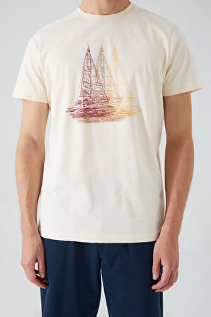 Arnetta Sailing And Sea Kırık Beyaz Erkek Bermuda Takım