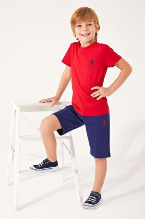 U.S Polo ASSN Erkek Çocuk Takım - Kırmızı