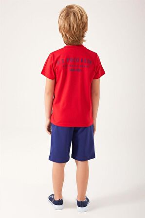 U.S Polo ASSN Erkek Çocuk Takım - Kırmızı