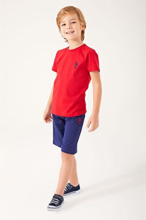 U.S Polo ASSN Erkek Çocuk Takım - Kırmızı