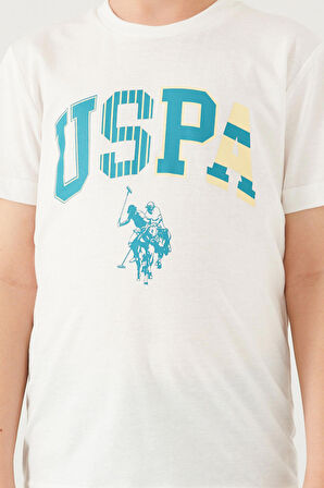 U.S. Polo Assn İntensely Comfortable Krem Erkek Çocuk Bermuda Takım